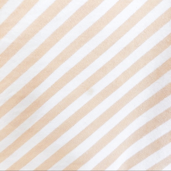 Chaps Yellow and White Striped Button-Up Shirt - Picture 8 of 8